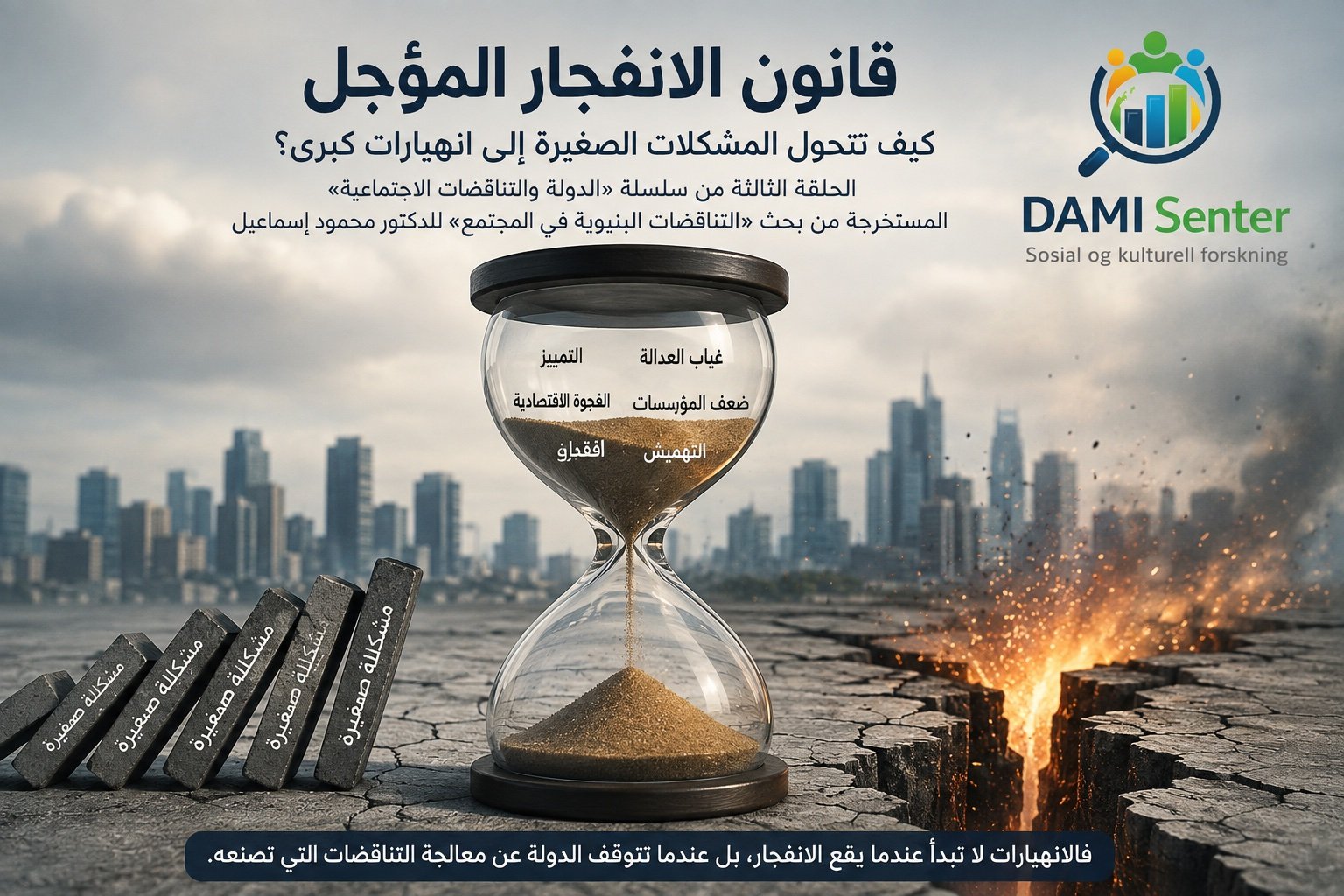 الحلقة الثالثة: قانون الانفجار المؤجل – كيف تتحول المشكلات الصغيرة إلى انهيارات كبرى؟